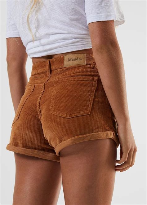 Ochre Corduroy Shorts 